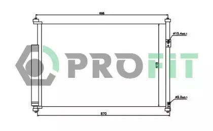 PR 2022C1 PROFIT Конденсатор, кондиционер